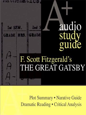 cover image of F. Scott Fitzgerald's The Great Gatsby